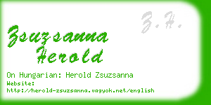 zsuzsanna herold business card